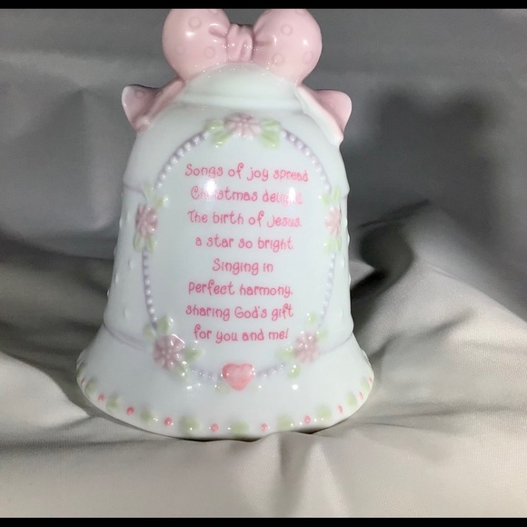 PRECIOUS MOMENTS 1997 Christmas bell perfect - Picture 10 of 16